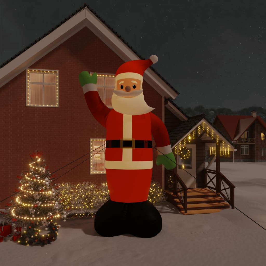 Vidaxl Santa Inflatable with LEDs 620 cm