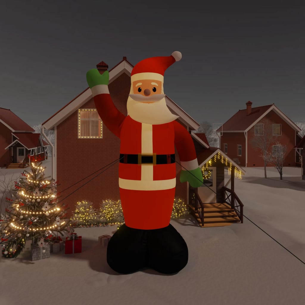 Vidaxl Santa with LED lighting inflatable 820 cm