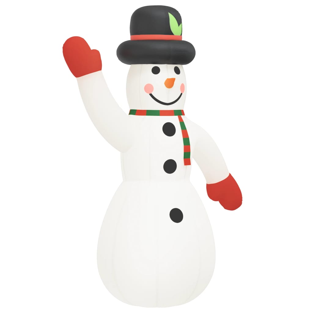 VidaXL Inflatable Snowman with LEDs 370 cm