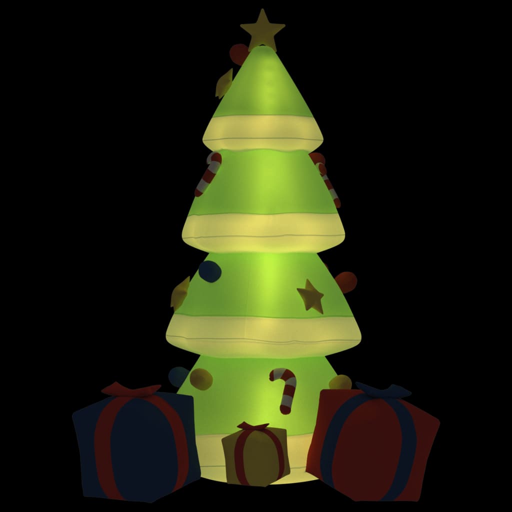 Árbol de Navidad Vidaxl con LED inflables 240 cm