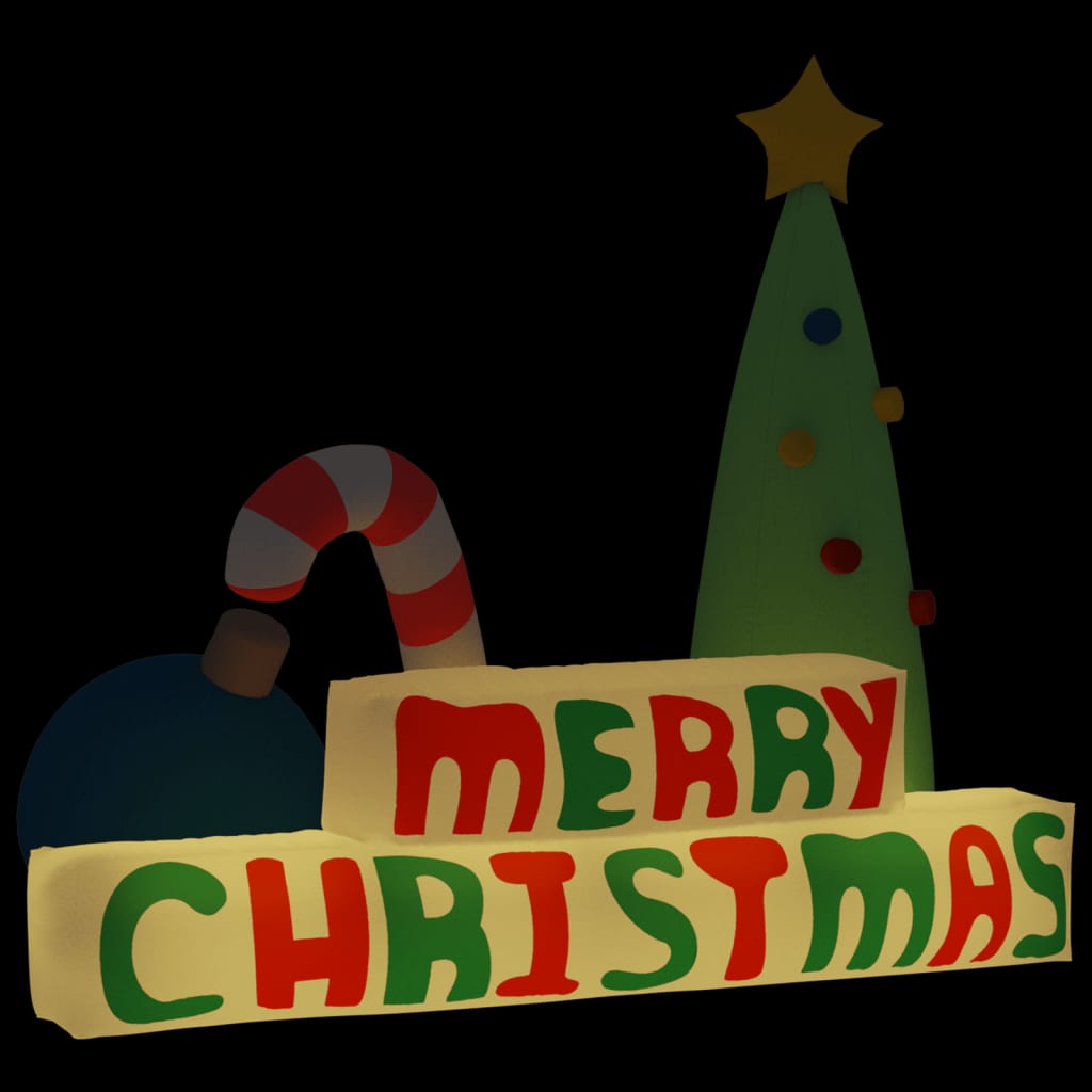 Vidaxl Decoration Merry Christmas with LEDs Inflatable 197 cm