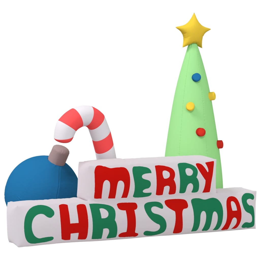 Vidaxl Decoration Merry Christmas with LEDs Inflatable 197 cm