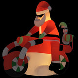 Vidaxl Santa Inflatable LED 156 cm