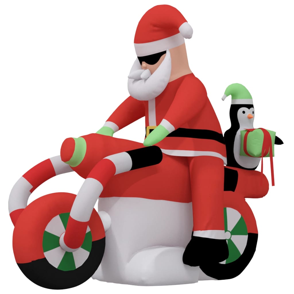 Vidaxl Santa Inflatable LED 156 cm