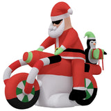 Vidaxl Santa Inflatable LED 156 cm