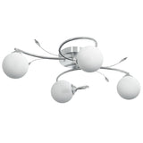 Stropní lampa Vidaxl se skleněnými kuličkami kolem 4xg9