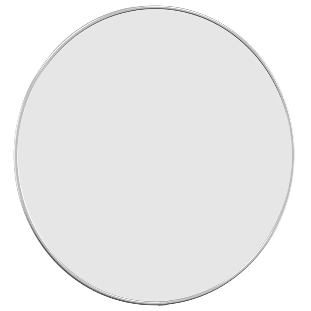 Lusterka ścienna vidaxl okrągły Ø50 cm srebrny