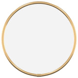 Specchio da parete Vidaxl attorno a Ø20 cm di colore oro