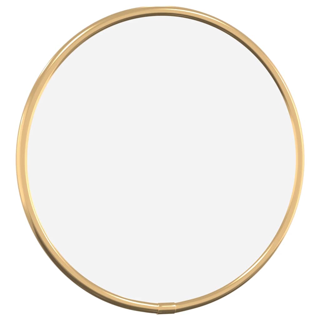 Specchio da parete Vidaxl attorno a Ø20 cm di colore oro