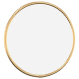 Specchio da parete Vidaxl attorno a Ø20 cm di colore oro