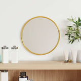 Specchio da parete Vidaxl attorno a Ø20 cm di colore oro
