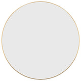 Vidaxl Wall Mirror Round Ø60 cm guldfärgad
