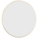 Vidaxl Wall Mirror Round Ø60 cm guldfärgad