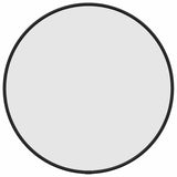 Espelho de parede vidaxl Ø40 cm preto