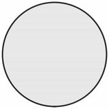Vidaxl Wall Mirror Round Ø50 cm sort