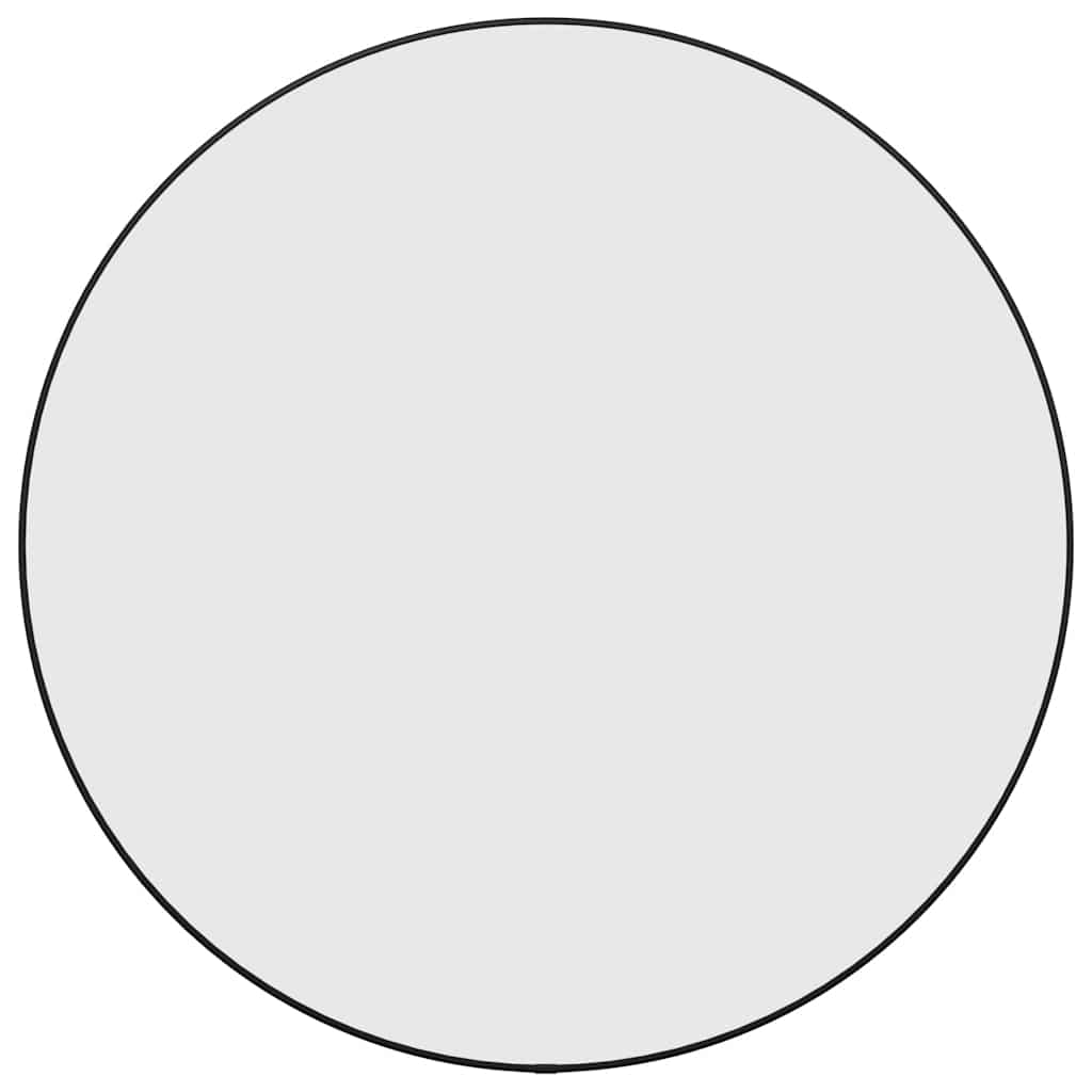 Vidaxl Wall mirror Round Ø60 cm Black