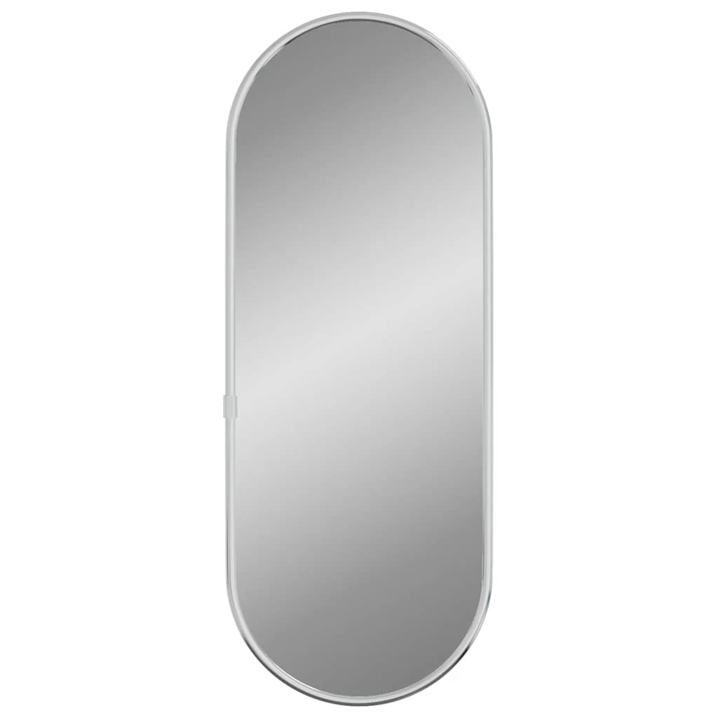 Vidaxl Wall Mirror 40x15 cm Oval sølvfarvet