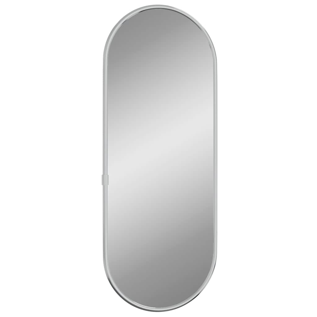 Vidaxl Wall Mirror 40x15 cm Oval sølvfarvet
