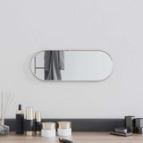 Vidaxl Wall Mirror 40x15 cm Oval sølvfarvet