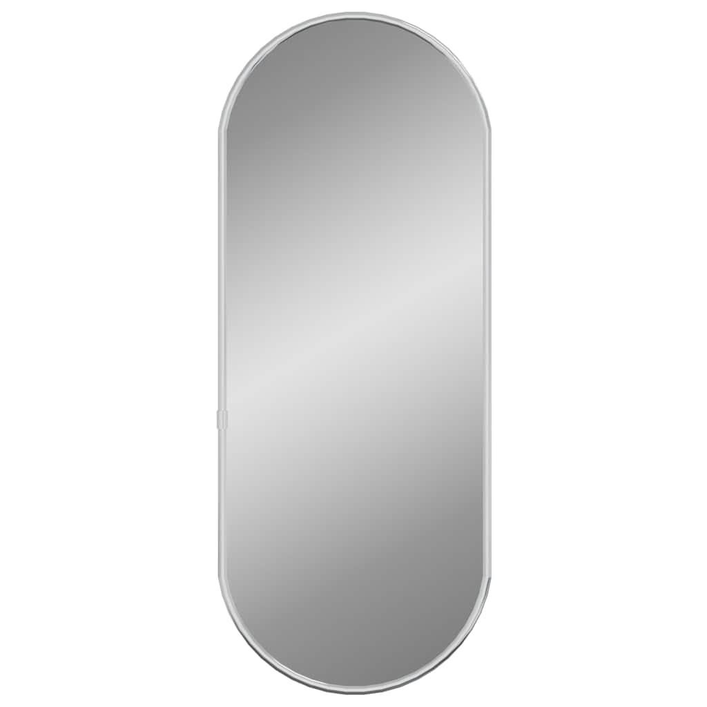 Specchio da parete Vidaxl 50x20 cm di colore argento ovale