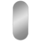 Specchio da parete Vidaxl 50x20 cm di colore argento ovale