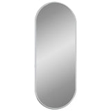 Specchio da parete Vidaxl 50x20 cm di colore argento ovale