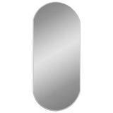 Vidaxl -Wandspiegel 90x40 cm oval Silberfarbe