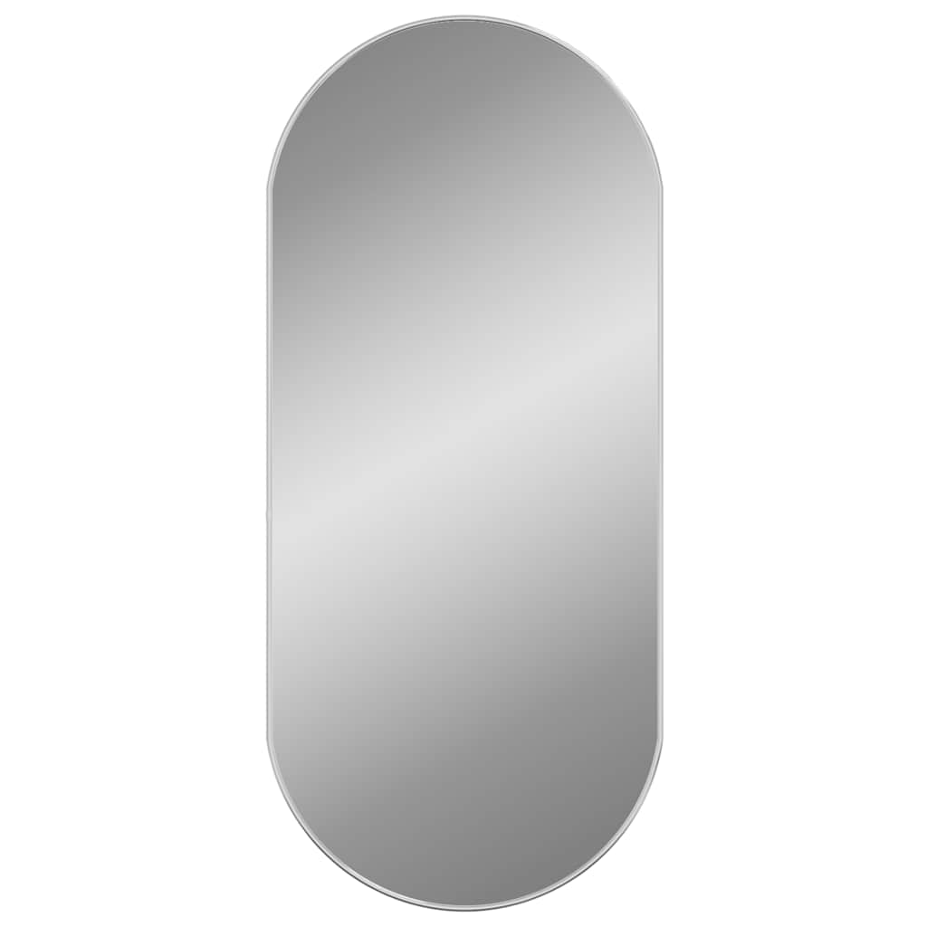 Vidaxl Wall mirror 100x45 cm oval silver colored