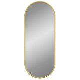 Vidaxl Wall Mirror 50x20 cm Oval guldfarvet