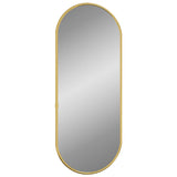 Vidaxl Wall Mirror 50x20 cm Oval guldfarvet