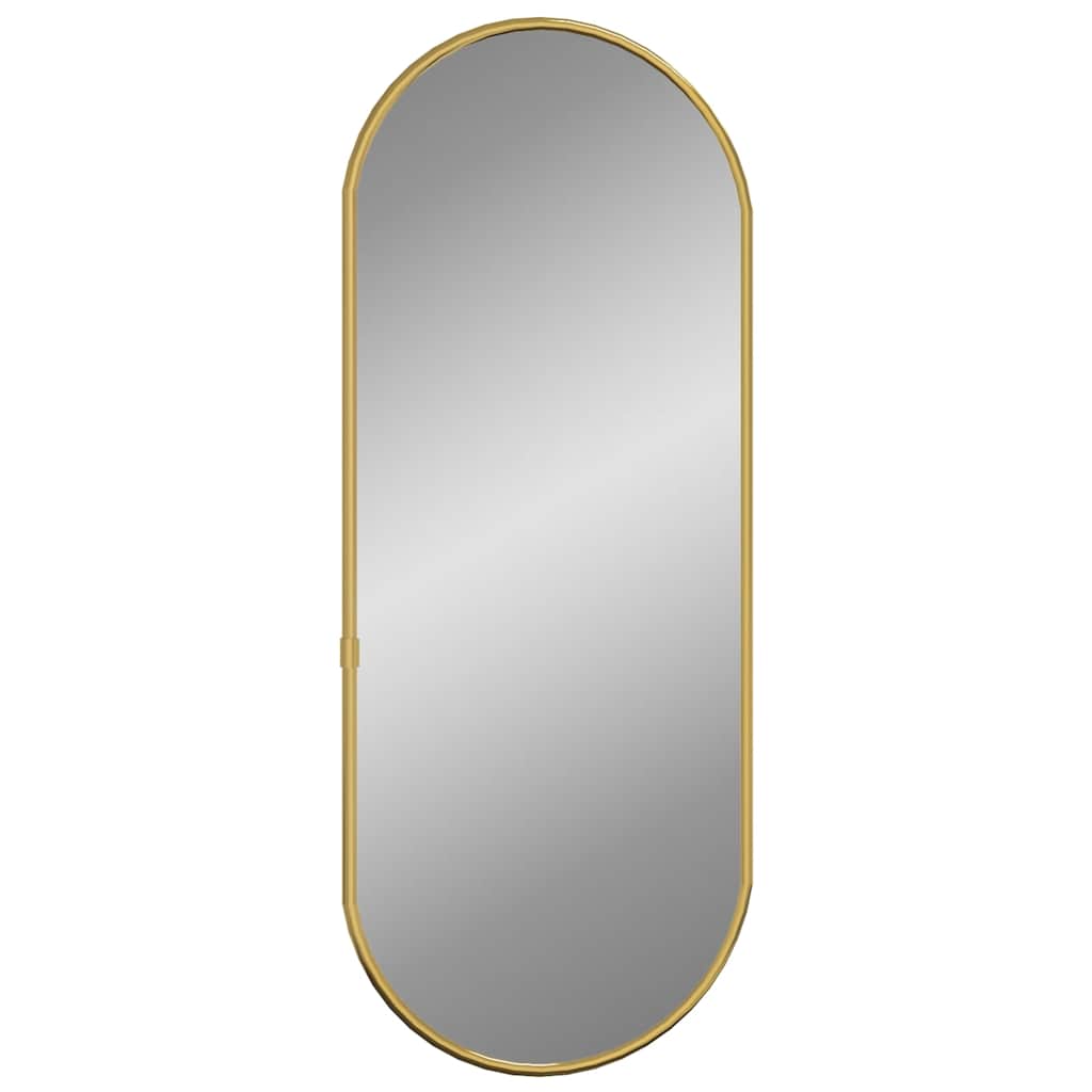 Vidaxl Wall mirror 60x25 cm oval gold colored