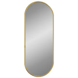 Vidaxl Wall mirror 60x25 cm oval gold colored