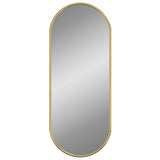 Vidaxl Wall mirror 60x25 cm oval gold colored