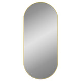 Vidaxl wall mirror 100x45 cm oval gold colored