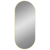 Vidaxl wall mirror 100x45 cm oval gold colored