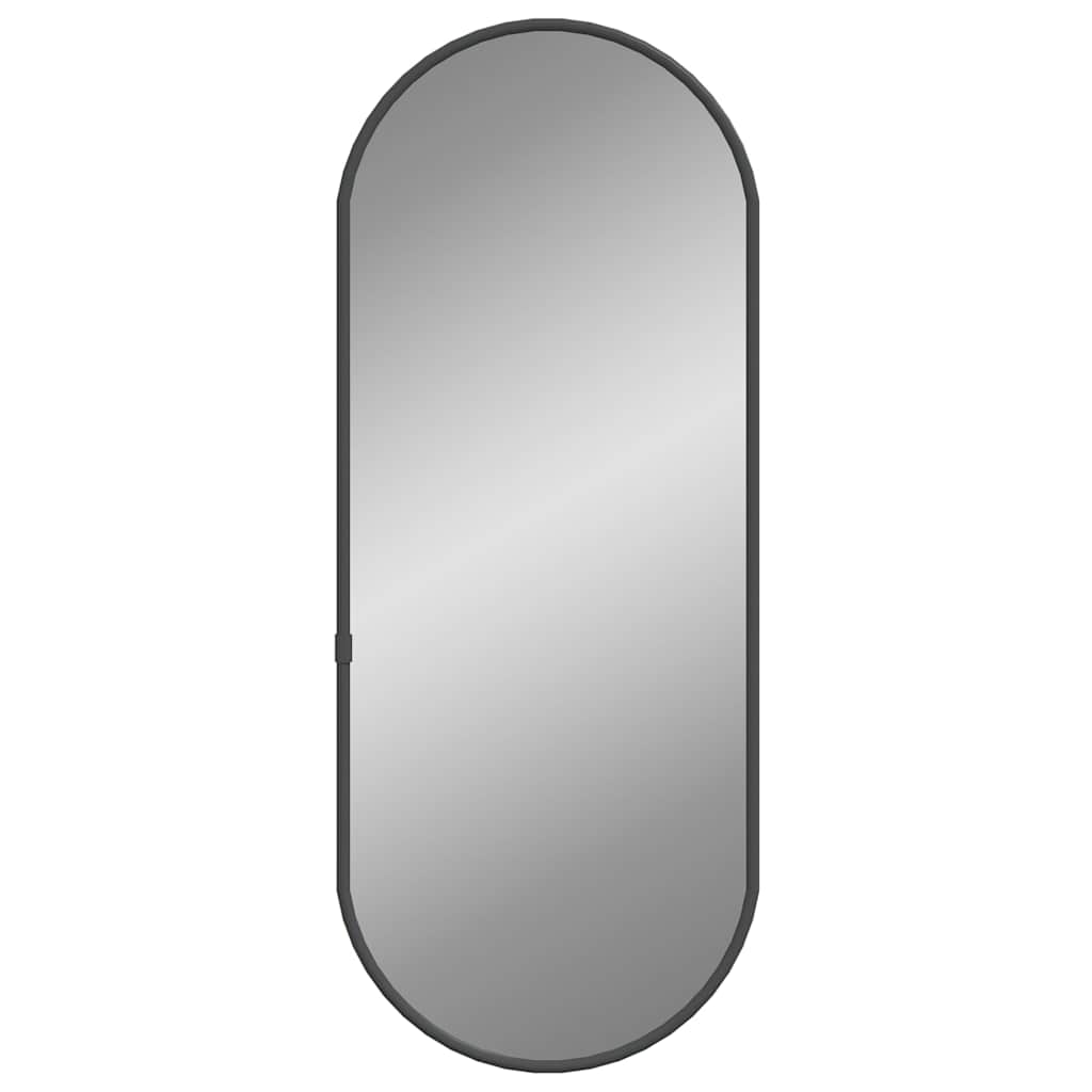 Vidaxl wall mirror 50x20 cm oval black