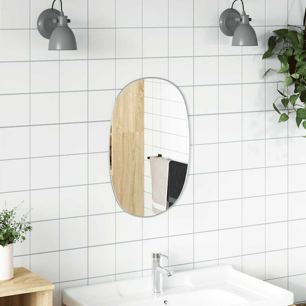 Vidaxl Wall mirror 50x35 cm silver colored