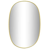 VidaXL wall mirror 50x35 cm gold colored