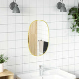 VidaXL wall mirror 50x35 cm gold colored
