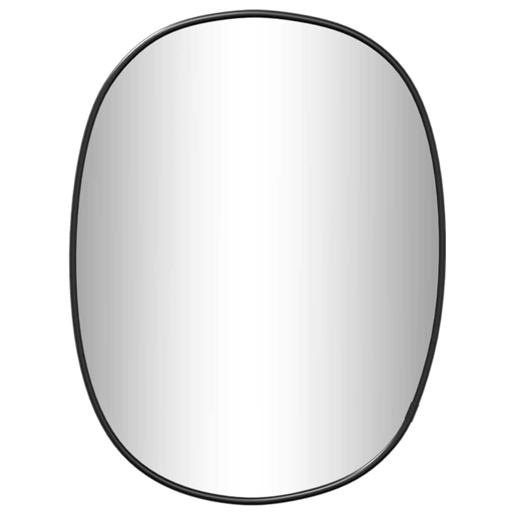 Vidaxl Wall Mirror 30x25 cm Black