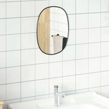 Vidaxl Wall Mirror 30x25 cm Black