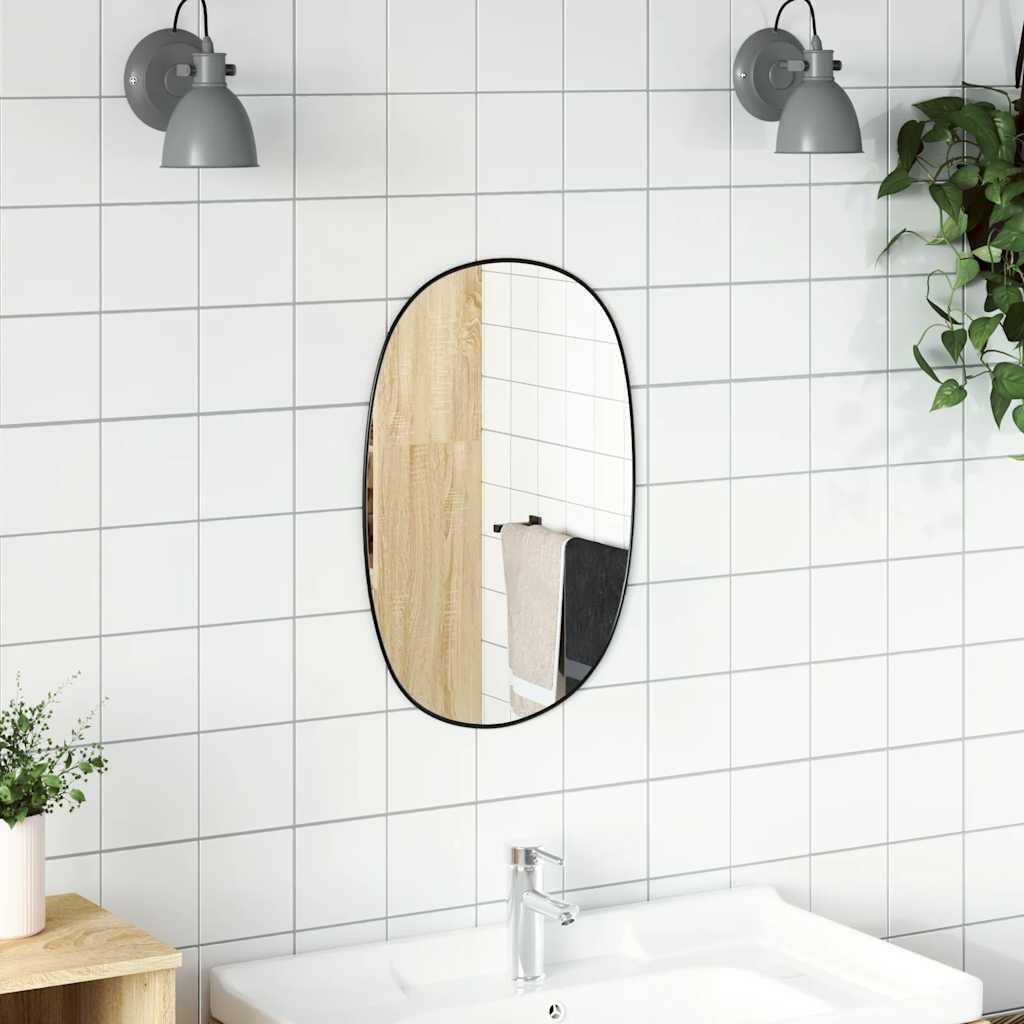 Vidaxl Wall mirror 60x40 cm Black