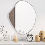 Specchio da parete Vidaxl 60x50 cm di colore argento