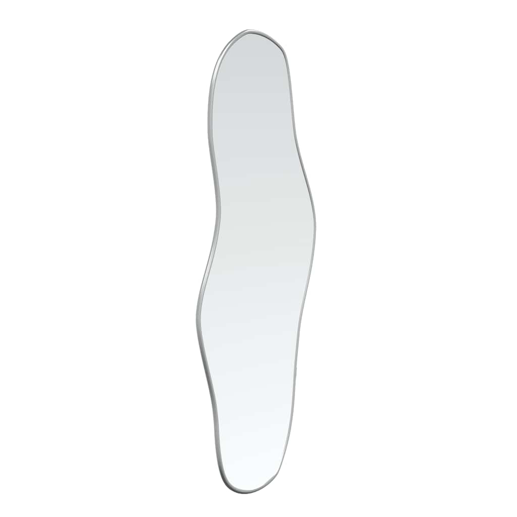 Vidaxl Wall Mirror 60x25 cm sølvfarvet