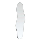 Vidaxl Wand Spigel 70x30 cm sëlwer faarweg