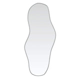 Vidaxl Wall mirror 80x35 cm silver colored