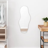 Vidaxl Wall mirror 80x35 cm silver colored