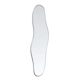 Vidaxl Wand Spigel 90x40 cm sëlwer faarweg