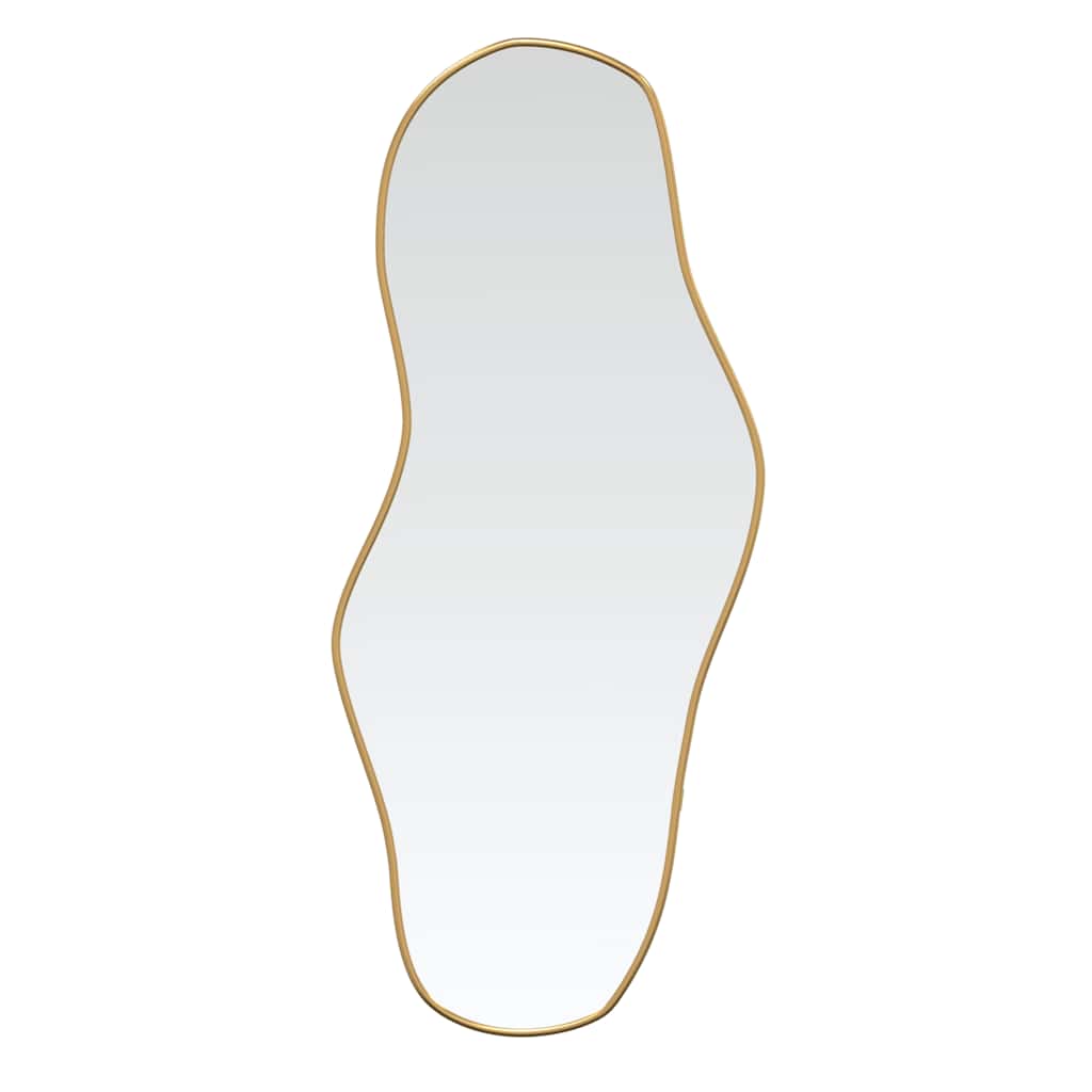 Vidaxx Wall Mirror 80x35 cm guldfarvet