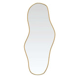 Vidaxl Wand Spigel 90x40 cm Gold faarweg